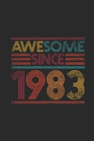 Awesome Since 1983: Graph Paper Notebook / Journal (6 X 9 - 5 Squares per inch - 120 Pages) - Birthday Gift Idea 1699127980 Book Cover