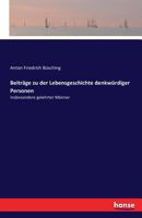 Beitrage Zu Der Lebensgeschichte Denkwurdiger Personen 3742852884 Book Cover