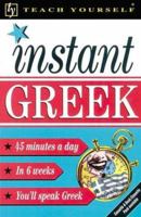 Teach Yourself Instant Greek Package (Book+ 2CDs) (Teach Yourself Instant Languages) 0658011944 Book Cover