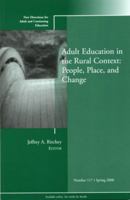 Adult Ed in Rural Context 117 0470289759 Book Cover