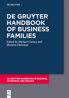 De Gruyter Handbook of Business Families 3110727811 Book Cover