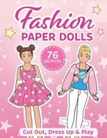 Cut out paper dolls: Fashion paper dolls for daughter or granddaughter B08JBB19LR Book Cover