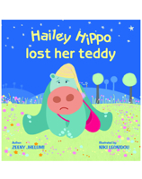 Hailey Hippo Lost Her Teddy: Board Book 9384841951 Book Cover