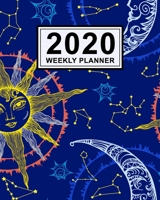 Moon Weekly Planner 2020: Moon 2020 Daily, Weekly & Monthly Calendar Planner | January to December | 110 Pages (8x10) 1710866721 Book Cover