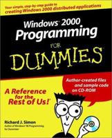 Windows 2000 Programming for Dummies 076450469X Book Cover