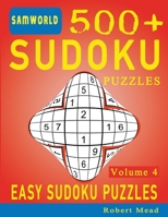 Easy Sudoku Puzzles: Over 500 Easy Sudoku Puzzles And Solutions (Volume 4) B08B35XHVY Book Cover