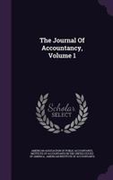 Journal of Accountancy; Volume 1 1271405407 Book Cover