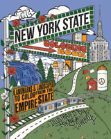 The New York State Coloring Book: Landmarks and Landscapes to Color from the Empire State (State Coloring Books) 1646048423 Book Cover