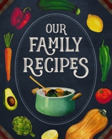 Our Family Recipes: Blank Keepsake Recipe Notebook To Write In And Record All Your Favorite Meals 1694267318 Book Cover