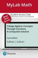 Mylab Math with Pearson Etext -- 24-Month Standalone Access Card -- For College Algebra: Concepts Through Functions, a Corequisite Solution 0135227577 Book Cover