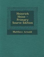 Heinrich Heine 1162992913 Book Cover