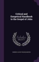 Critical and Exegetical Hand-book to the Gospel of John 0530142481 Book Cover