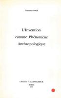 L'Invention Comme Phenomene Anthropologique 225201475X Book Cover