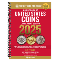A Guide Book of United States Coins 2025 Redbook Large Print 0794850626 Book Cover