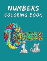 Numbers Coloring Book ★★ 0 STRESS ★★: coloring books for adults stress relieving ; numbers coloring book for 3 year old ; Numbers with Fun! Fun! Fun! (Creative Numbers Coloring Books) Bright Numbers B08BVWTDMP Book Cover