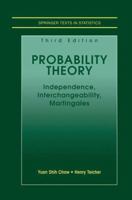 Probability theory: Independence, interchangeability, martingales 0387903313 Book Cover