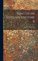 Semitische Kriegsaltertümer 1022230077 Book Cover