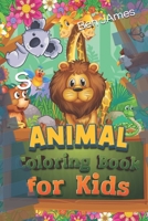 The Animal Coloring Book For kids B099T7SS7H Book Cover