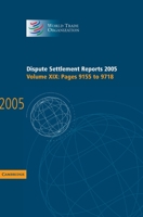 Dispute Settlement Reports 2005 0521885515 Book Cover