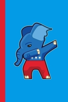 Republican Dabbing Elephant GOP Journal Notebook: Lined Writing Paper Election Conservative 1694369471 Book Cover