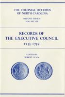 Records Of The Executive Council, 1735 1754 0865262519 Book Cover