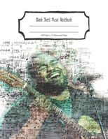 Blank Sheet Music Notebook: Lined/Ruled Paper And Staff Manuscript Paper For Notes - Lyrics And Music. For Musicians-Music Lovers-Students- Songwriting. Book Notebook Journal 100 Pages 8.5x11in 169266008X Book Cover