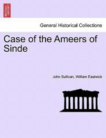Case of the Ameers of Sinde 1241457069 Book Cover