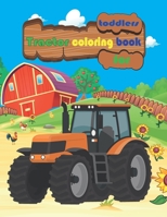 Tractor coloring book for toddlers: Perfect nice coloring book for kids gift 100 pages size: 8,5×11 inches B08LNJLFW3 Book Cover