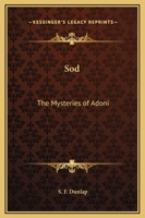 Sod: The Mysteries of Adoni 1169293662 Book Cover