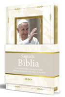 Biblia Católica: Letra Grande. Edición Conmemorativa del Papa Francisco Hc Acolchada / Catholic Bible Large Format Padded Hc Commemorative Edition Pop B0CLZFNHQ1 Book Cover