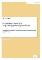 Gefallenswirkungen Von Verpackungsgestaltungselementen 3838646525 Book Cover