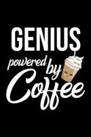 Genius Powered by Coffee: Christmas Gift for Genius Funny Genius Journal Best 2019 Christmas Present Lined Journal 6x9inch 120 pages 1701857405 Book Cover