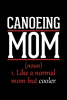 Canoeing Mom Notebook: Graph Paper Notebook with 120 pages 6x9 perfect as math book, sketchbook, workbook and diary Funny Gift for Canoeing Fans and Coaches 1677252030 Book Cover