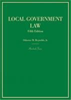 Local Government Law (Hornbooks) 164020802X Book Cover