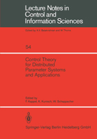 Control Theory for Distributed Parameter Systems and Applications (Lecture notes in control and information sciences) 354012554X Book Cover