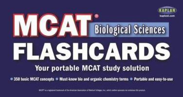 MCAT Biological Sciences Flashcards 0743271408 Book Cover