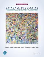 Database Processing: Fundamentals, Design, and Implementation 0133058352 Book Cover