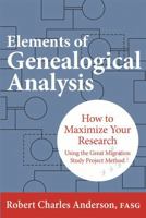 Elements of Genealogical Analysis 0880823135 Book Cover