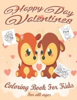 Valentine's Day Coloring Book for Toddlers And Kids: Lovely animals coloring books, Valentine's day coloring book, Baby books valentines day, Valentines day toddler book, Cute Coloring Book for Little B083XTGPPN Book Cover