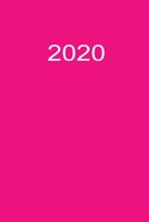 2020: Planer 2020 A5 Pink Rosa Rose (German Edition) 1679415417 Book Cover