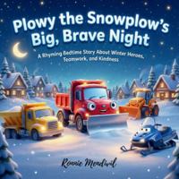 Plowy the Snowplow's Big, Brave Night: A Rhyming Bedtime Story About Winter Heroes, Teamwork, and Kindness (Goodnight Friends) B0G4DRN5SV Book Cover