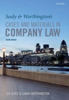 Sealy and Worthington's Cases and Materials in Company Law 0199676445 Book Cover