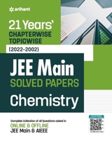 21Years Chapterwise Topicwise (2022-2002) JEE Main Solved Papers Chemistry 9327194586 Book Cover