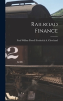 Railroad Finance 1016056052 Book Cover