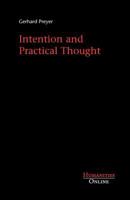 Intention and Practical Thought 3941743090 Book Cover