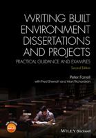 Writing Built Environment Dissertations and Projects: Practical Guidance and Examples B01M69JF62 Book Cover