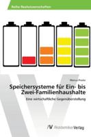 Speichersysteme für Ein- bis Zwei-Familienhaushalte 3639471849 Book Cover