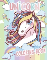 Unicorn Coloring Book: AWESOME 48 Illustrations for Unicorn's Fans 1671822846 Book Cover