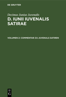 Commentar zu Juvenals Satiren 3112689194 Book Cover