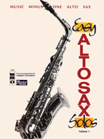 Music Minus One Alto Sax: Easy Alto Sax Solos, Vol. I (Student Edition) 1596155817 Book Cover